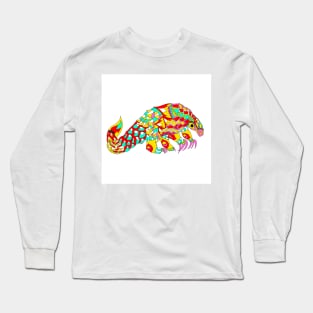 scaly anteater ecopop the armored armadillo Long Sleeve T-Shirt